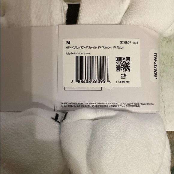 Nike Women’s Everyday Performance Plus Crew Socks Pack 6 Pairs DRI-FIT SZ 6-10 - Picture 3 of 4